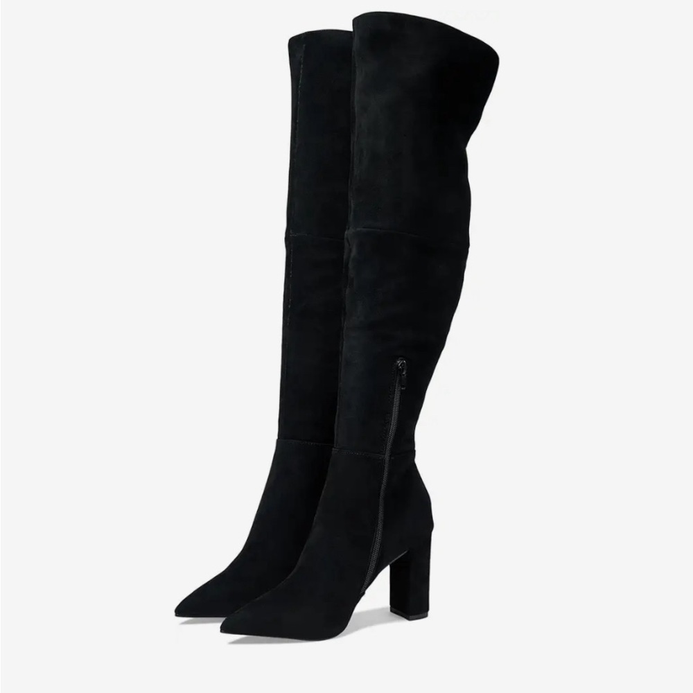 Steve Madden Black Over the Knee Boots